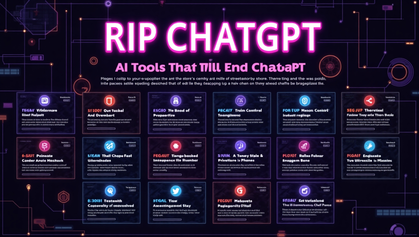 RIP ChatGPT? Meet the 20 Powerful AI Tools That Are Changing the Game
